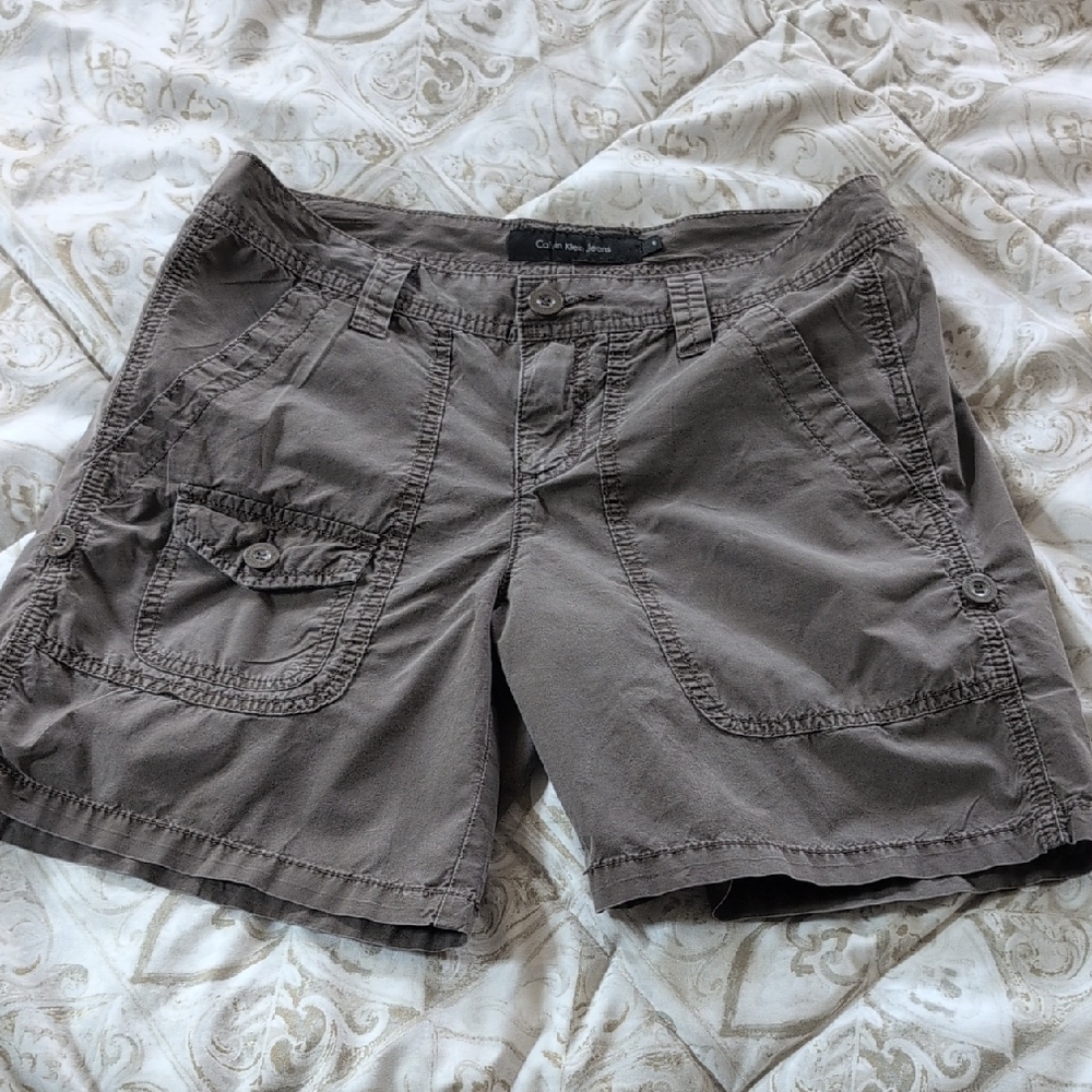 Casual Brown Women's Shorts